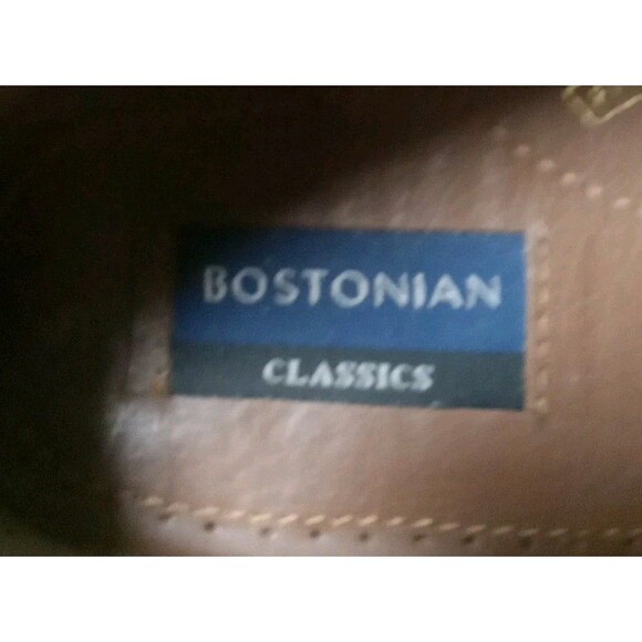 Bostonian Classics Shoes Wingtip Tassels 20378 Loafers Sz 11W Burgundy Leather - Picture 9 of 10